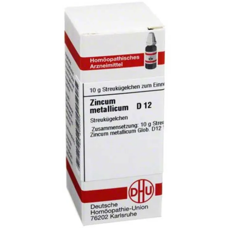 DHU Zincum metallicum D 12 Globuli, 10 g