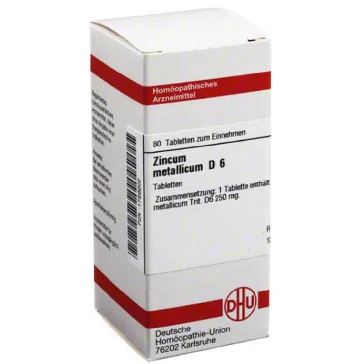 DHU Zincum metallicum D 6 Tabletten, 80 St