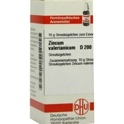 DHU Zincum valerianicum D 200 Gl, 10 g