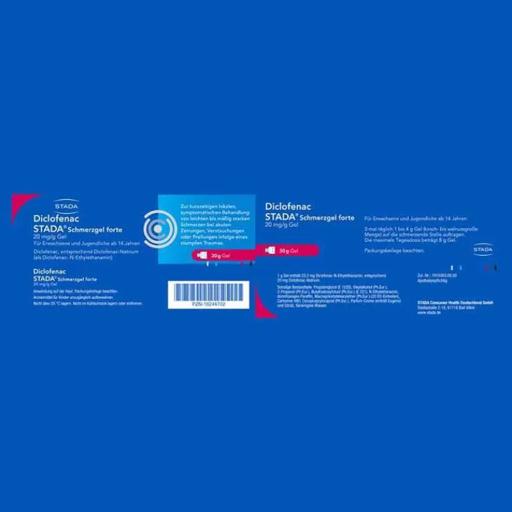 Diclofenac STADA® Schmerzgel forte 20 mg/g Gel, 30 g