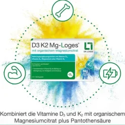 D3 K2 MG-Loges Kapseln, 180 St