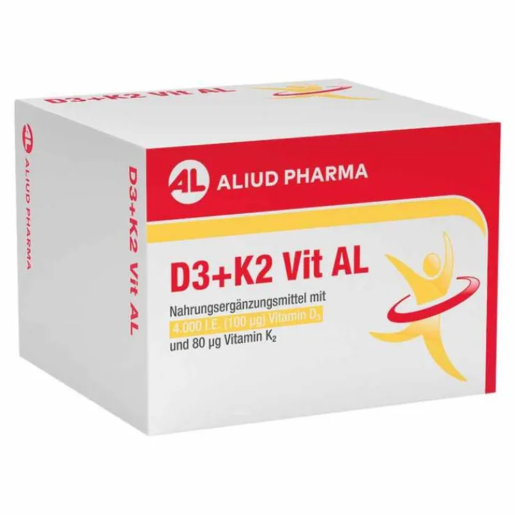 D3 + K2 Vit AL 4000 I.E. / 80 µg Kapseln, 90 St