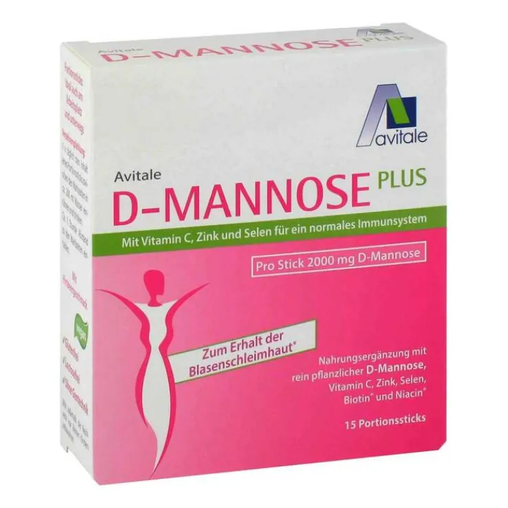 D-Mannose Plus 2000 mg Sticks, 15X2.47 g