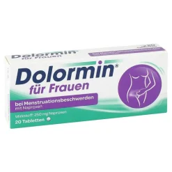 Dolormin für Frauen bei Menstruationsbeschwerden mit Naproxen, 20 St