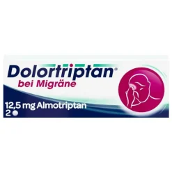 Dolortriptan bei Migräneattacken, 2 St
