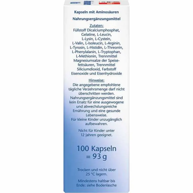 Doppelherz Aminosäuren Vital Kapseln, 100 St