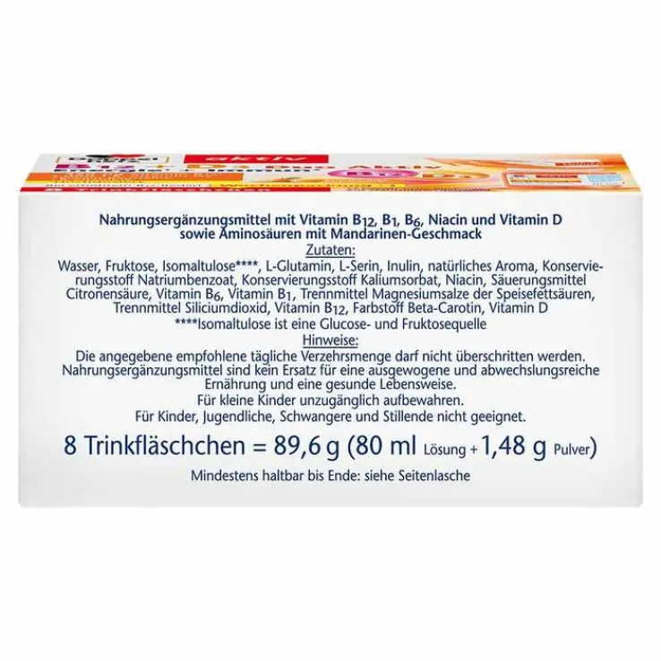 Doppelherz B12 + D3 Duo Aktiv Trinkampullen, 8 St
