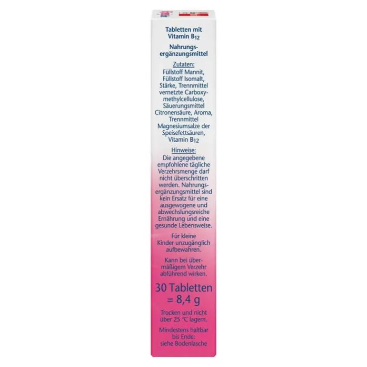 Doppelherz B12 Energie Sofort Schmelztabletten, 30 St