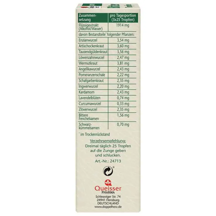 Doppelherz Bitter Tropfen pure, 50 ml