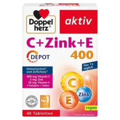 Doppelherz C+Zink+E Depot Tabletten, 40 St