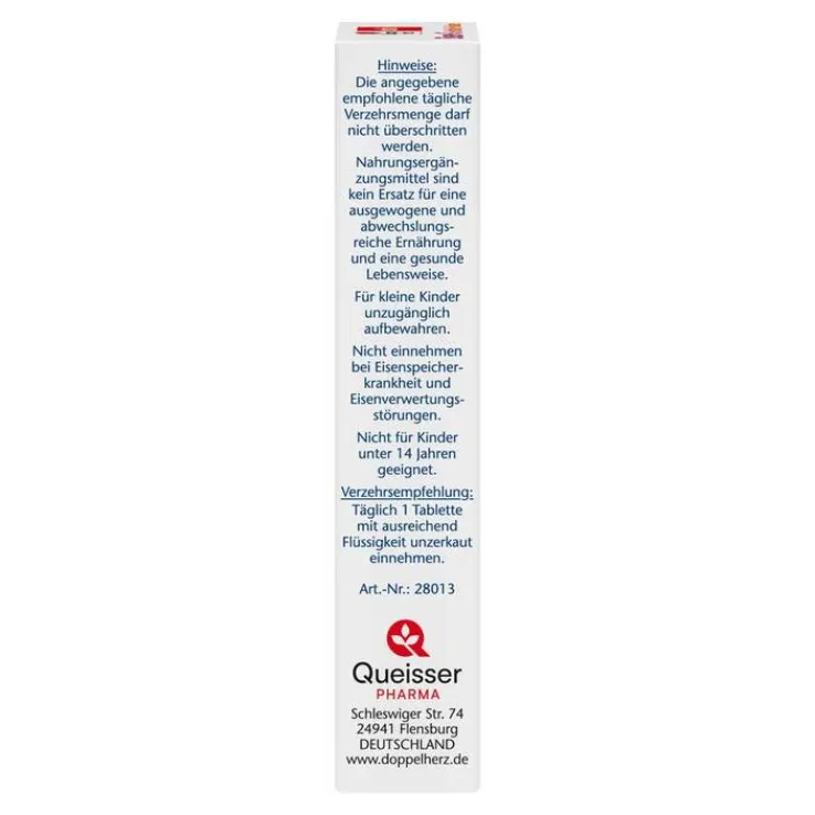 Doppelherz Eisen+Vitamin C+L-Histidin Tabletten, 30 St