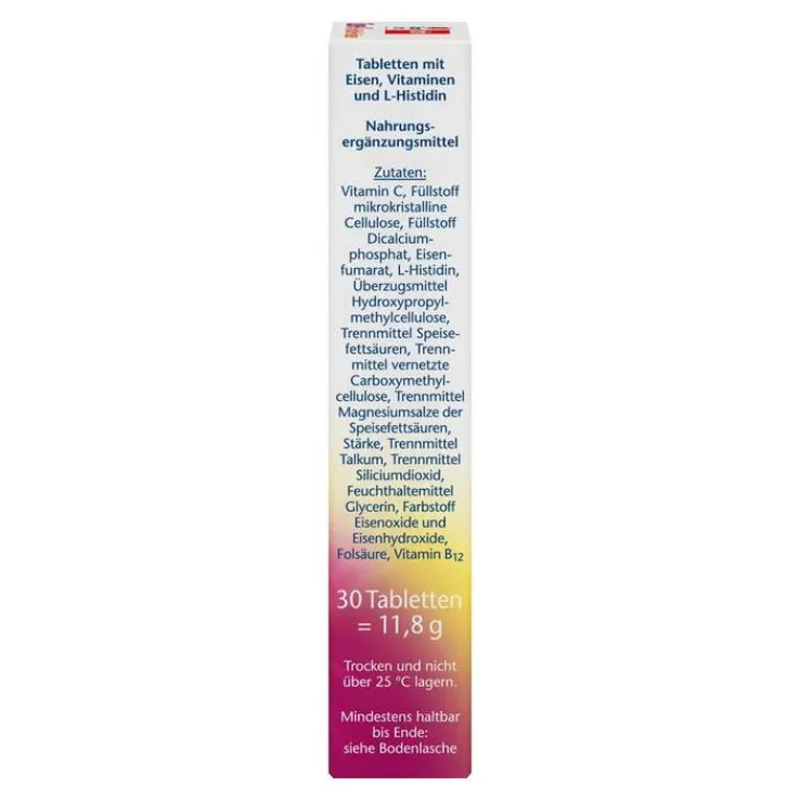 Doppelherz Eisen+Vitamin C+L-Histidin Tabletten, 30 St