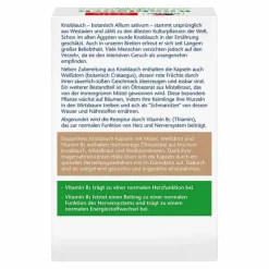 Doppelherz Knoblauch Kapseln mit Mistel + Weißdorn + Vitamin B1, 480 St