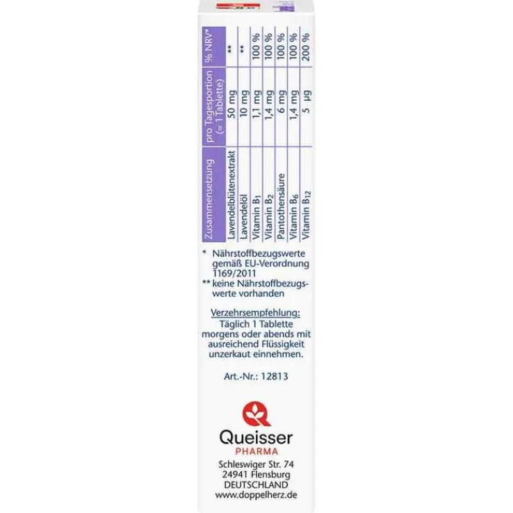 Doppelherz Lavendel Extrakt + Öl Tabletten, 30 St