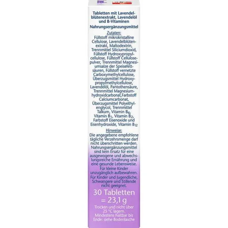 Doppelherz Lavendel Extrakt + Öl Tabletten, 30 St