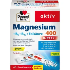 Doppelherz Magnesium+B-Vitamine direct Pellets, 40 St