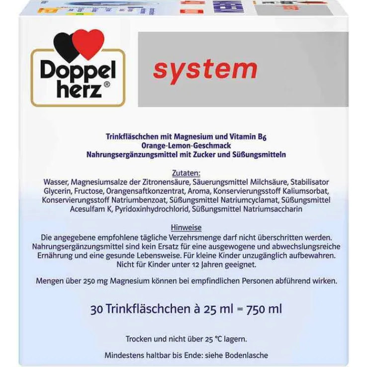 Doppelherz Magnesium 400 Liquid system Trinkampulle , 30 St