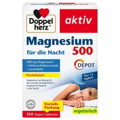 Doppelherz Magnesium 500 Nacht Tabletten, 100 St