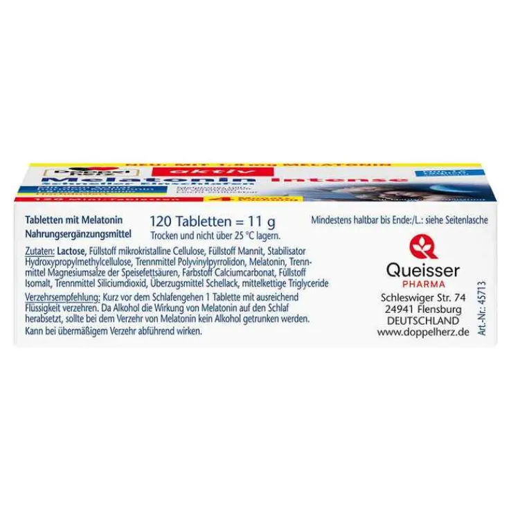 Doppelherz Melatonin Tabletten, 120 St
