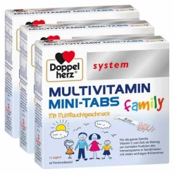 Doppelherz Multivitamin Mini-Tabs family system, 3x20 St