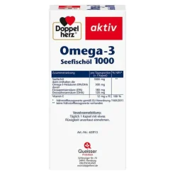 Doppelherz Omega-3 Seefischöl 1000 Kapseln, 120 St