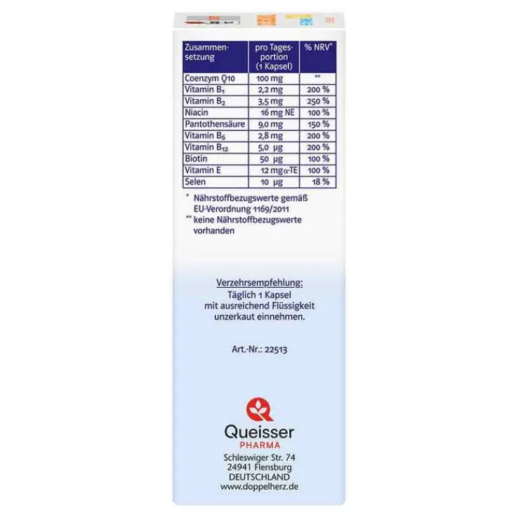 Doppelherz Q10 Ubiquinol 100 system Kapseln, 60 St