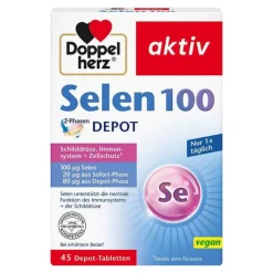 Doppelherz Selen 100 2-Phasen Depot Tabletten, 45 St