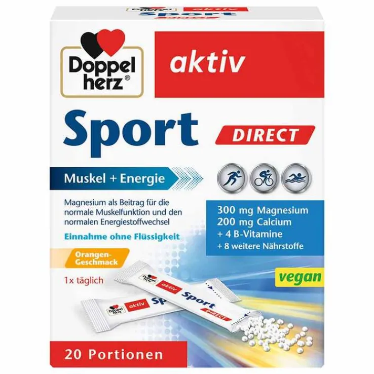 Doppelherz Sport Vitamine+Mineralien Direct Pellets, 20 St