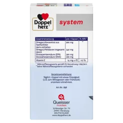 Doppelherz system Omega-3 Konzentrat Kapseln, 60 St