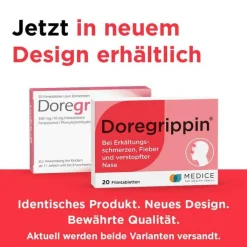 Doregrippin bei Erkältungssymptomen, 20 St