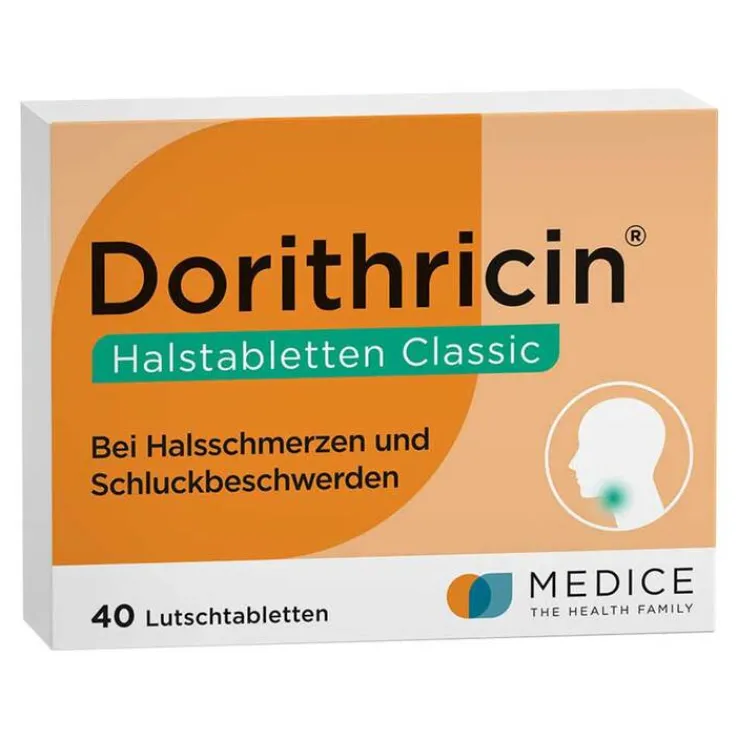 Dorithricin® Halstabletten Classic bei Halsschmerzen, 40 St