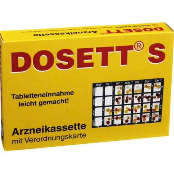 Dosett S Arzneikassette blau, 1 St