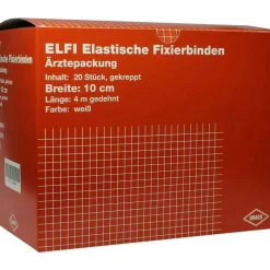 Dracoelfi elastisch Fixierbinde 10cmx4m gekreppt, 20 St