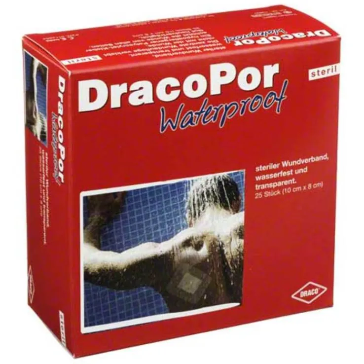DracoPor waterproof Wundverband 8x10 cm steril, 25 St