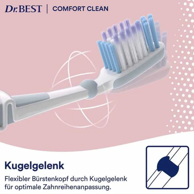 Dr. Best Comfort Clean Soft Zahnbürste, 1 St