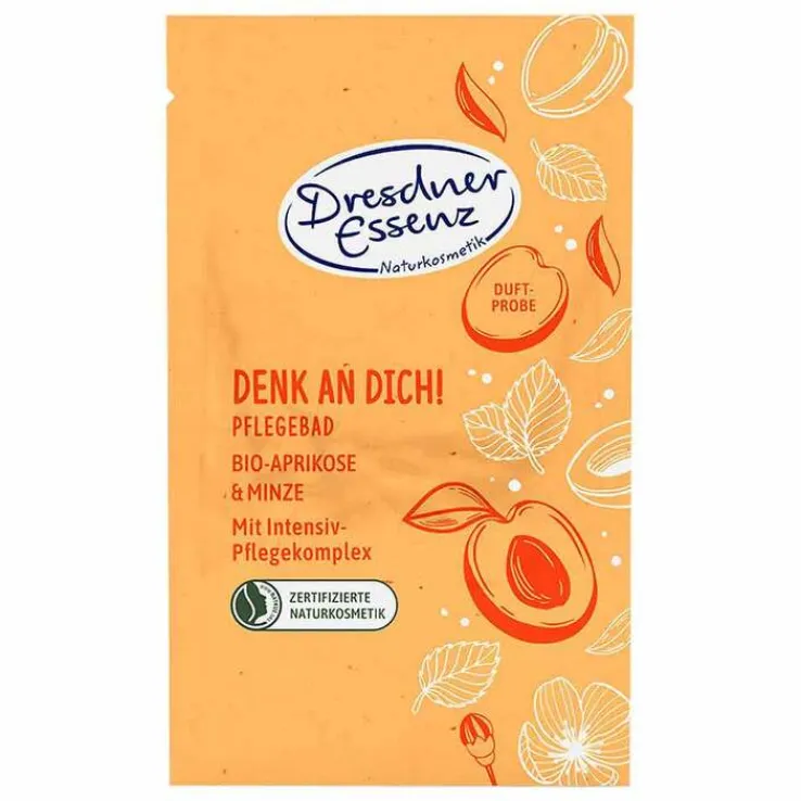 Dresdner Essenz Pflegebad Bio-Aprikose & Minze, 60 g
