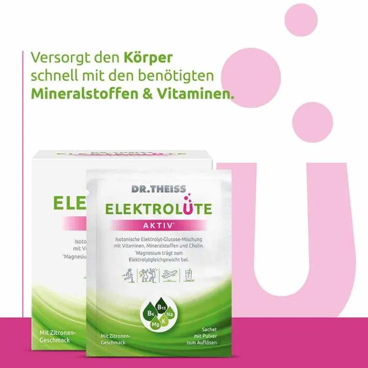 Dr. Theiss Elektrolüte Aktiv Pulver Sachets, 15 St