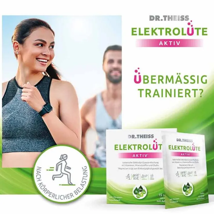 Dr. Theiss Elektrolüte Aktiv Pulver Sachets, 15 St