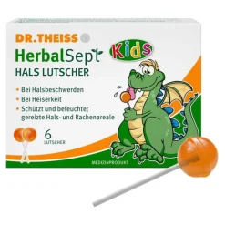 Dr. Theiss Herbalsept Hals Lutscher Kids, 6 St