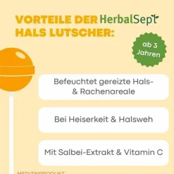 Dr. Theiss Herbalsept Hals Lutscher Kids, 6 St