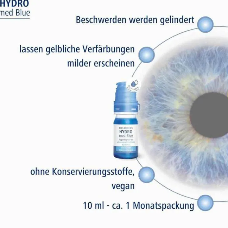 DR. THEISS HYDRO med Blue Augentropfen, 10 ml