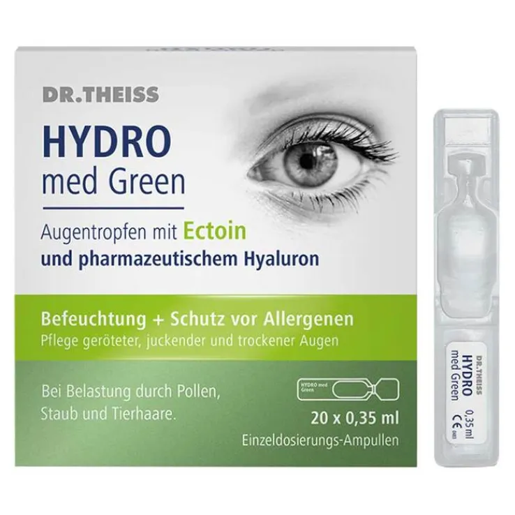 Dr. Theiss Hydro med Green Augentropfen Einzeldosis Ampullen , 20X0.35 ml