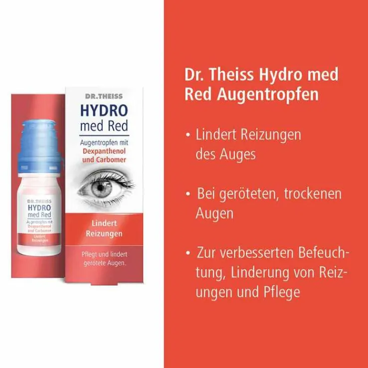 Dr. Theiss Hydro med Red Augentropfen, 10 ml