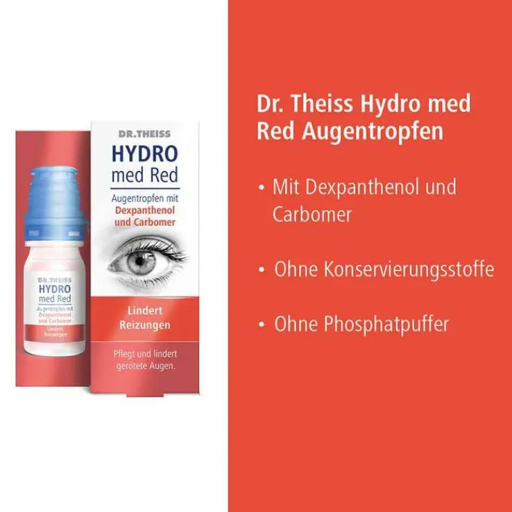 Dr. Theiss Hydro med Red Augentropfen, 10 ml