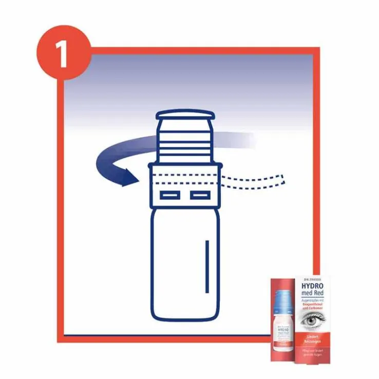 Dr. Theiss Hydro med Red Augentropfen, 10 ml