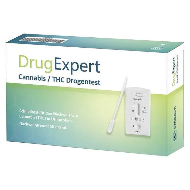 DrugExpert Cannabis / THC Drogentest 50 ng/ml Testkassette, 1 St