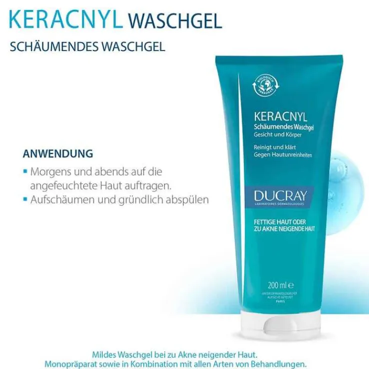 Ducray Keracnyl Waschgel, 200 ml