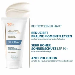 Ducray Melascreen schützende Creme SPF 50 + , 50 ml