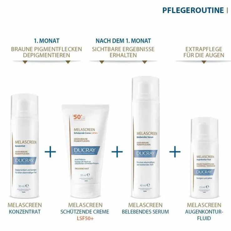 Ducray Melascreen schützende Creme SPF 50 + , 50 ml