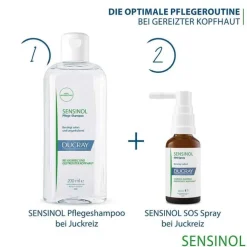 Ducray Sensinol Pflege-Shampoo bei Juckreiz, 200 ml